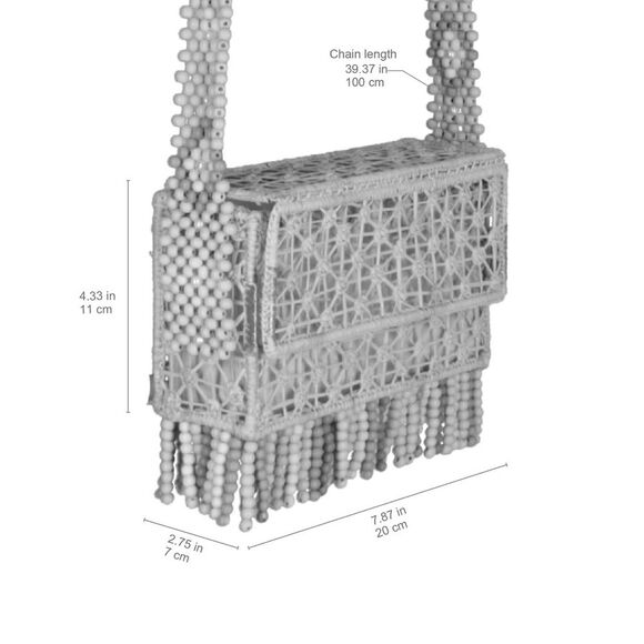 Mercedes Salazar Revolve* I Want To Hold Your Hand Crossbody Bag, NWT - Picture 5 of 14